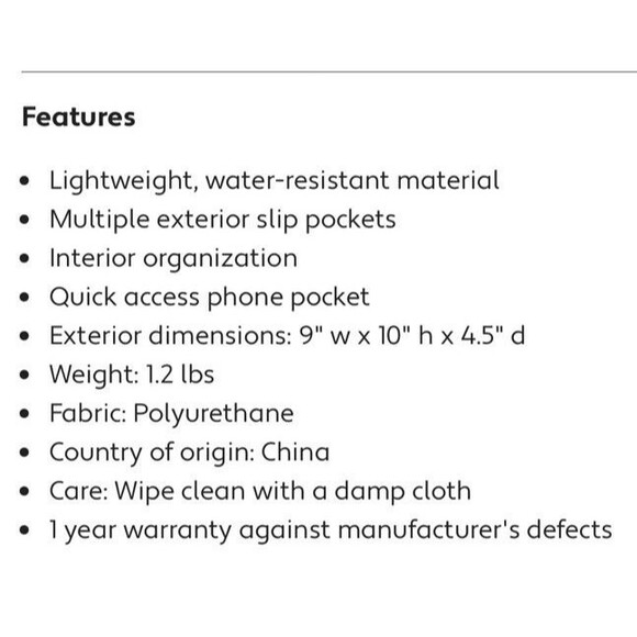 Baggallini Color Blocking Geometric Flap Crossbody Venice Collection Black Gray - Picture 4 of 14